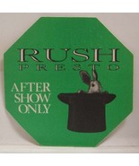 RUSH / GEDDY LEE - ORIGINAL PRESTO CONCERT TOUR CLOTH BACKSTAGE PASS *LA... - $12.00