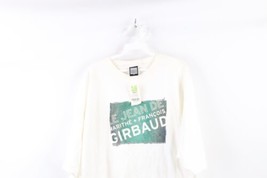 NOS Vtg 90s Marithe Francois Girbaud Mens 2XL Baggy Tinted Denim T-Shirt White - £62.28 GBP
