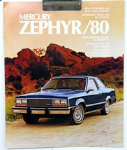 1980	Ford Mercury Zephyr/80 Advertising Dealer Sales Brochure    	4557 - £5.88 GBP