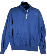 rare VANS off the wall 1/4 zip steel blue hooded pullover sweatshirt X-S... - €24,75 EUR