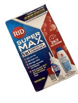 NIB Kill Lice And Eggs SUPER MAX  KIT Solution 3.4 Oz Shampoo 6.8 oz  Li... - £19.23 GBP