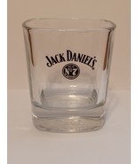 Jack Daniels Old No 7 Rocks Glass Black Writing Square - £4.66 GBP