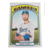 Kyle Cody Texas Rangers 2021 Topps Heritage MLB Card # 612 - £9.89 GBP