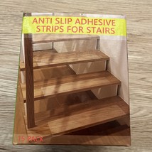 Stair Treads Non Slip Tape 15-Pk 4&quot; x 24&quot;  Non Slip Stair Treads Indoor Clear - £29.12 GBP