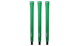 3 Piece Majek Mens Tour Pro Lime Green Standard Size Round Golf Grips - £12.06 GBP