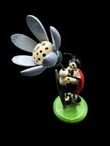 Vintage Miniature Wooden Ladybug Umbrella Bag Erzgebirgische Volkskunst ... - $332.78 MXN
