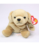 Ty Beanie Baby Fetch The Dog PUPPY With Tags 1997 Plush Tan Stuffed Anim... - $9.66