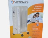 Comfort Zone CZ7007J 1200 Watt Electric Oil-Filled Radiant Radiator Heater - $66.49