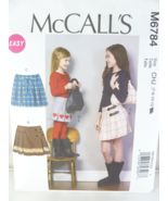 McCalls M 6784 PLEATED SKIRT Girls 7 8 10 12 14 Sewing PATTERN Cut - £8.41 GBP