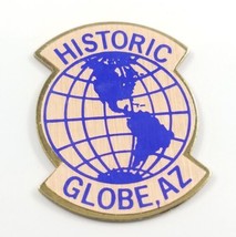 VTG Historic Globe Arizona Copper Gold Tone Enamel Lapel Pin Souvenir - £9.70 GBP