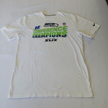 Nike 800141-100 Super Bowl Conference Champions XLIX Youth Boys White T-Shirt L image 14