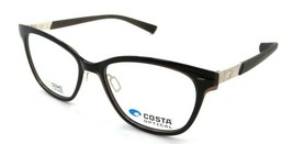 Costa Del Mar Eyeglasses Frames Pacific Rise 310 52-17-135 Shiny Taupe Crystal - £81.79 GBP