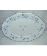 Vintage Johann Haviland Bavaria Germany Blue Garland 14&quot; Oval Meat Platt... - €43,00 EUR