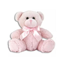 6&quot; Long Small Teddy Bear - Girl - Light Pink - £7.92 GBP