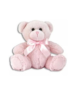 6" Long Small Teddy Bear - Girl - Light Pink