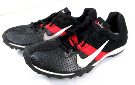 Nike Bowerman XC Running Track Cleats Shoes Removable Cleats Red Black 4... - $24.70