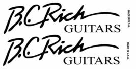 B.C. Rich Guitar Headstock Logo Sticker - £2.39 GBP+