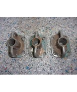 vintage bronze Boat  1&#39;&#39; Stanchion base fitting, lot of 3 matching - $125.13 CAD