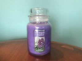 New Yankee Candle Large Jar Candle Lilac Blossoms Candles 22 oz - £29.49 GBP