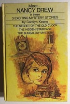 NANCY DREW triple mystery collection by Carolyn Keene (c) 1959/1960 G&amp;D HC - £11.81 GBP