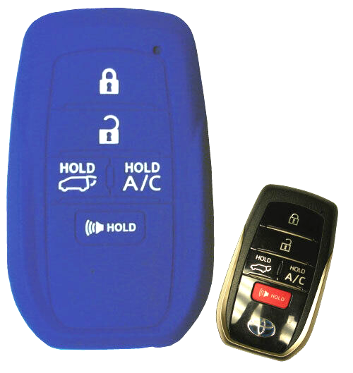 Keyless Entry Rubber Key Fob Remote Cover Fits Toyota RAV4 Prime 2021 20... - $8.90