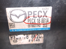 2014..14  MAZDA 3 /  2.0L & 2.5L  / ENGINE COMPUTER image 3
