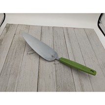 Chief Cake Pie Spatula Server 10 1/2&quot; Green Handle Chrome - £10.15 GBP