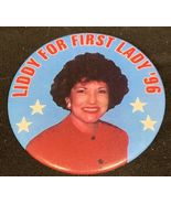 1996 Liddy for 1st Lady Bob Dole Campaign Button KG Election Republican - €6,83 EUR