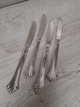 Vintage WM Rogers &amp; Son Silver Plated Knife Set of 4 Retro Flatware - £4.70 GBP