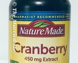 Nature Made Cranberry Extract 450 mg 60 softgels each 7/2025 FRESH! - $14.90