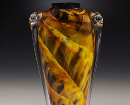 Rosetree Shoulder Art Glass Vase - £310.83 GBP