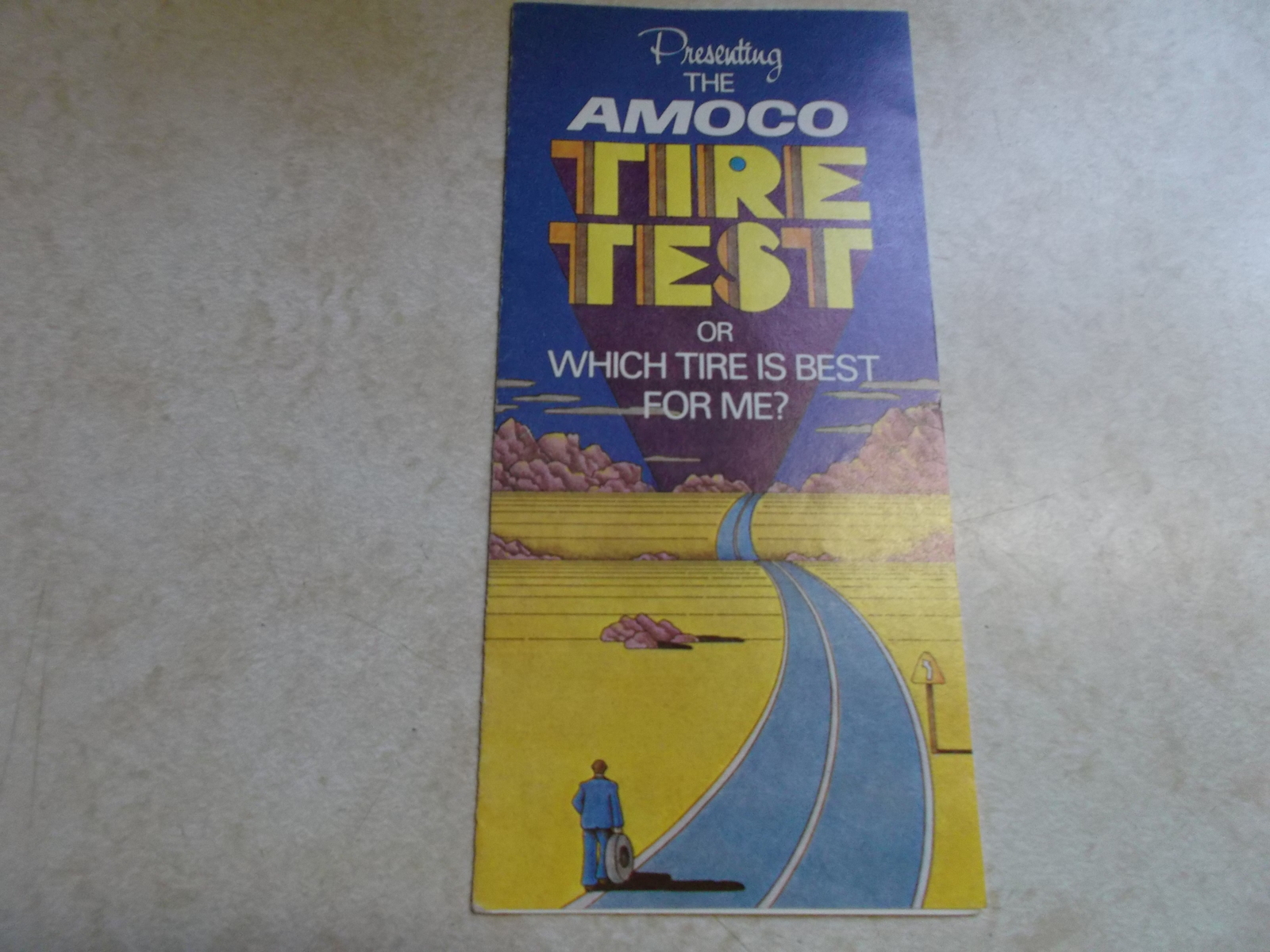 Original Amoco Tire Test Brochure  to Assist in Selecting Amoco/Atlas Tires - $8.00