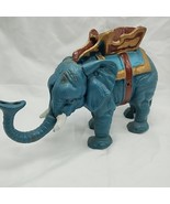 Vintage Elephant Cast Iron Mechanical Bank Pull Tail Works 6&quot;  - €42,05 EUR