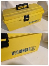Vintage Hechinger Vintage Collectible Plastic Fambeau 17800 Tool BoxYellow - £31.13 GBP
