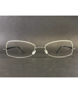 Lindberg Brille Rahmen 3001 P30 Blaugrün Blau Geometrische Halbe Felge 5... - $296.98