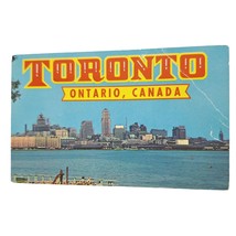 Postcard Toronto Ontario Canada Skyline Centre Island Chrome Posted - £5.56 GBP