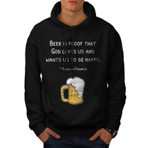 Beer Good God Love Sweatshirt Hoody Festive Men Hoodie - £16.50 GBP