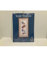 New Needle Treasures Fancy Fete Counted Cross Stitch Kit Shoes Beads Unopen - £17.73 GBP
