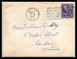 1947 US Cover - Buffalo, New York to London, Ontario CANADA L4 - £2.33 GBP