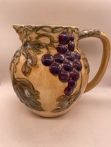 Vintage Meritage Noble Excellence Grape Embossed Pitcher - £22.22 GBP