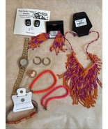 Wholesale Lot jewelry assorted Elgin Watch Earrings Faux Beaded Bracelet... - $19.47 CAD