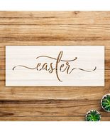 Easter Cursive Script Stencil for Wood and Wall Art, DIY Christian Sprin... - $14.69
