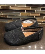 Shoes of Soul kids glitter canvas slip on flats Childrens Size 7 - $282.73 MXN