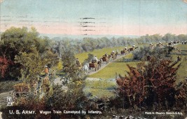 United State Army~Wagon Train Convoyed By INFANTRY~1908 Tuck Military Postcard - £10.66 GBP