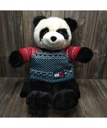 GUND Tommy Hilfiger Panda Bear Plush 22&quot; Macys Exclusive Big Flag Sweate... - £16.97 GBP