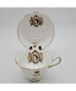 Royal Albert Queen Elizabeth Coronation Cup &amp; Saucer England vintage 1953 - £56.62 GBP