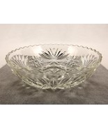 Anchor Hocking Serving Bowl, EAPG Prescut, Hobstars, Vessica &amp; Fan Cuts,... - $33.44 CAD