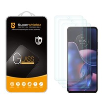 (3 Pack) Supershieldz Designed for Motorola Edge (2022) Tempered Glass Screen  - £13.94 GBP