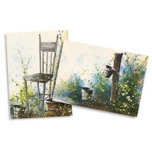 1970s Farmhouse 5x7&quot; Art Prints Taylor &#39;74 Splatter Paint Cottage Home D... - $24.70