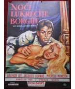 Nights of Lucretia Borgia Movie Poster Vintage Original 1960 - $46.27